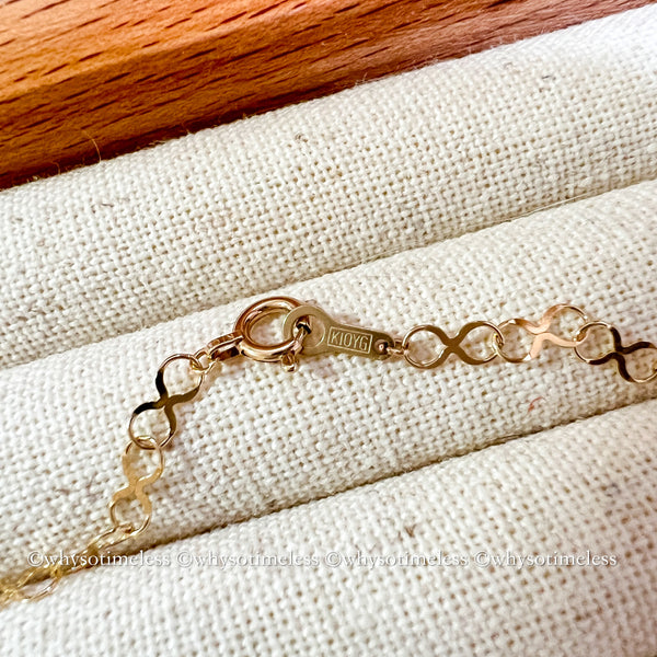 Japanese 10K/18KYG Necklace - Marie / Joséphine