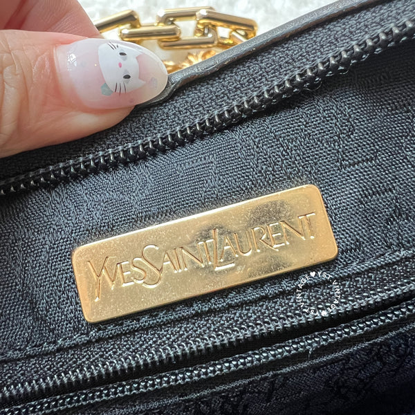 Vintage YSL 1990s Envelope Clutch