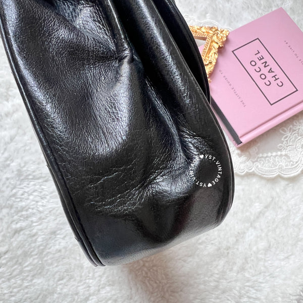 Vintage Chanel Double Flap Bag - Black 005