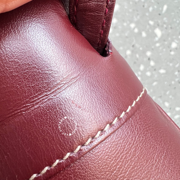 Vintage Cartier MUST DE CARTIER Mini Bucket Bag - Burgundy