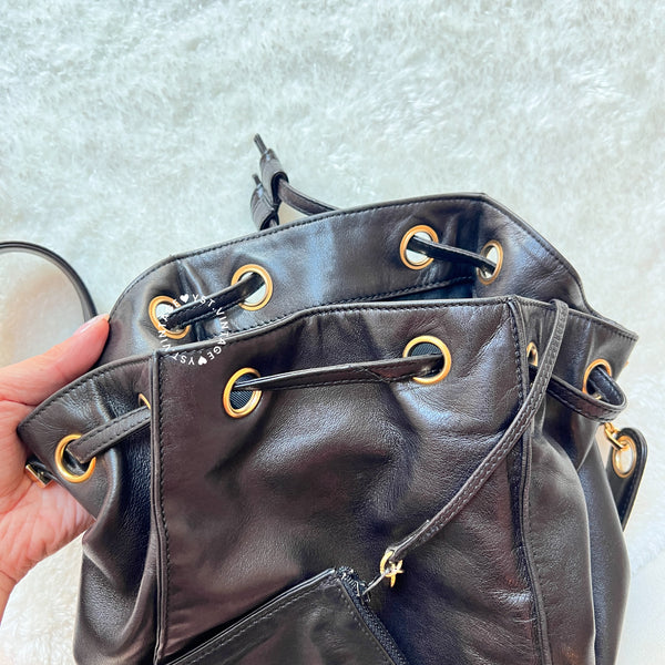 Vintage Chanel Bucket Bag - Black