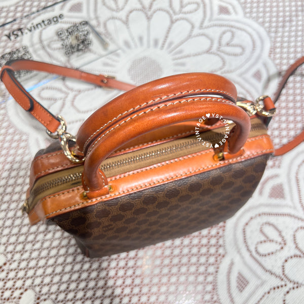 Vintage CELINE 1994s Macadam Mini Boston 002