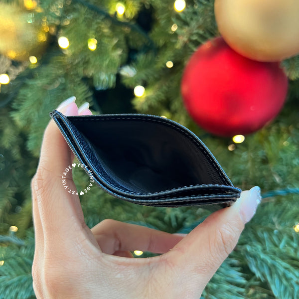 Vintage Chanel Caviar Coco Classic Card Holder - Black