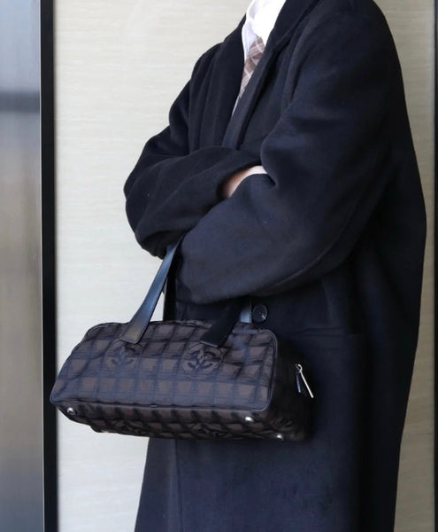 Vintage Chanel Coco Bar Baguette - Black*Brown