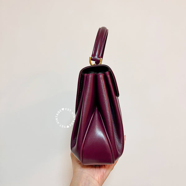 Vintage Bally Kelly Bag - Burgundy