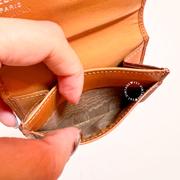 Vintage CELINE Macadam Card Holder / Coins Bag