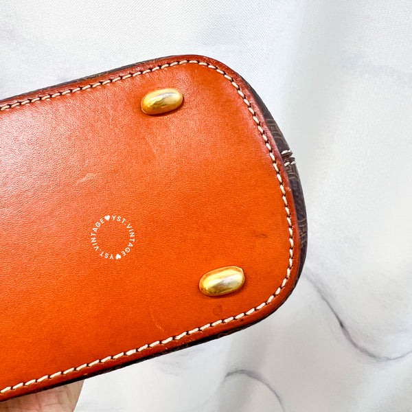 Vintage CELINE 1990s Macadam Mini Bolide - Brown 002