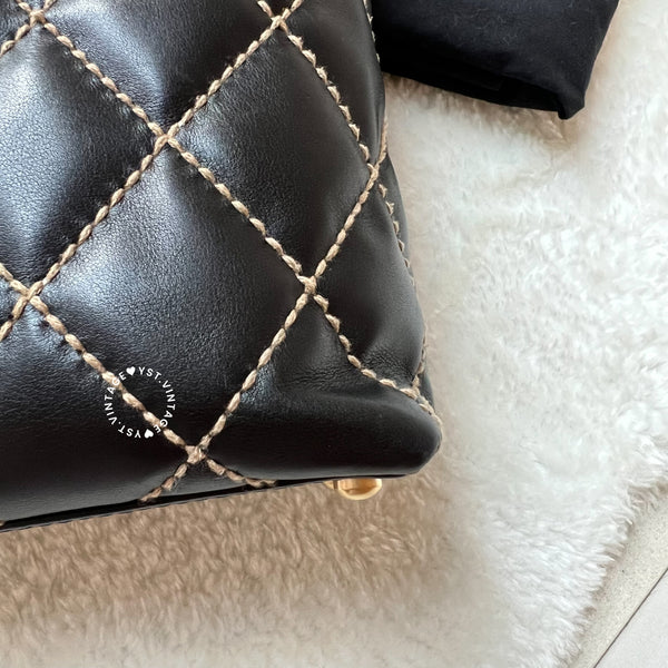 Vintage Chanel Vivian Tote Bag - Black 005