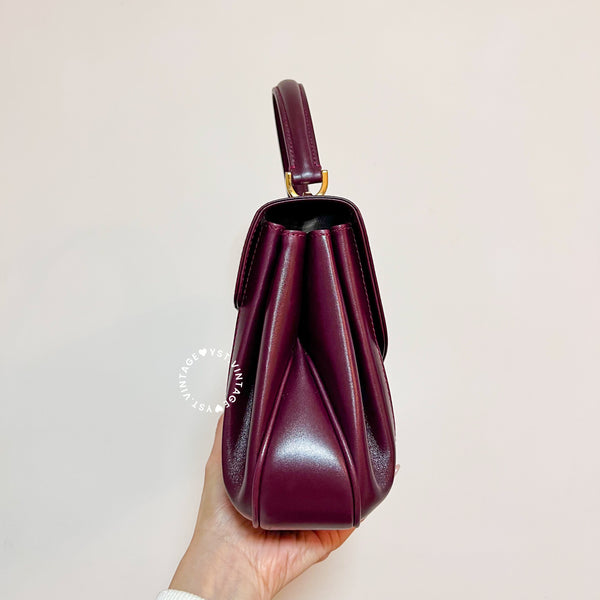 Vintage Bally Kelly Bag - Burgundy