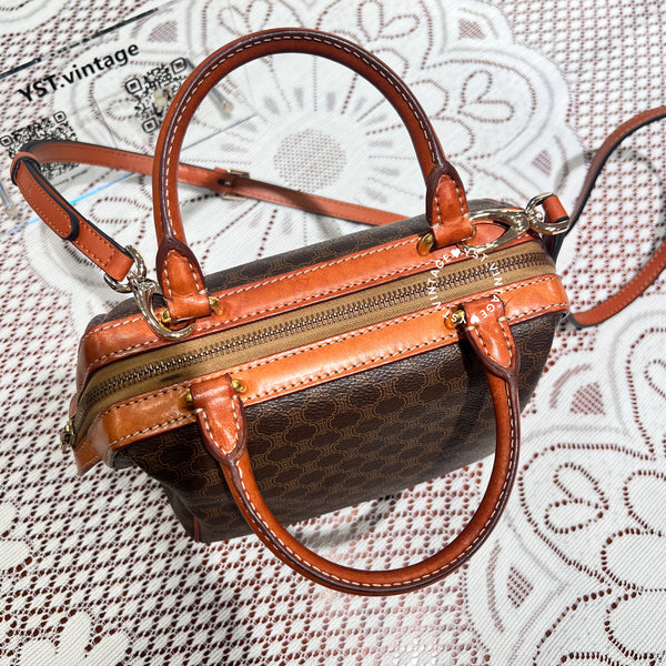 Vintage CELINE 1994s Macadam Mini Boston 002