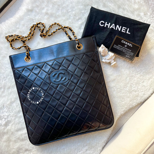 Vintage Chanel 2-Way Bag - Black 005
