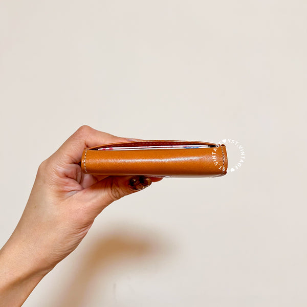 Vintage CELINE Macadam Card Holder / Coins Bag