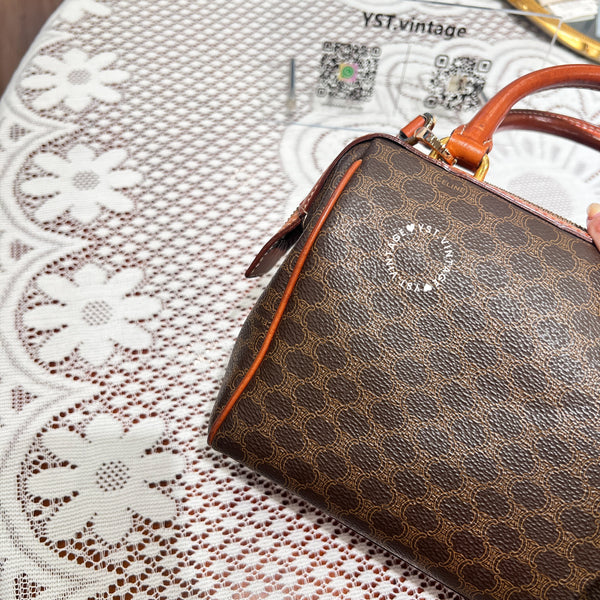 Vintage CELINE 1994s Macadam Mini Boston 002