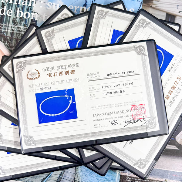 Japanese Akoya Pearls Necklace With Cert