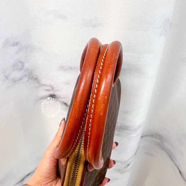 Vintage CELINE 1990s Macadam Mini Bolide - Brown 002