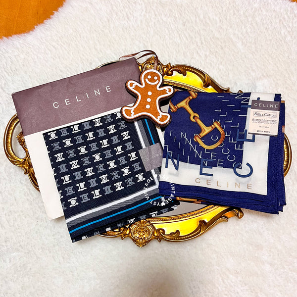 Vintage CELINE Scarfs/ Handkerchiefs (Penny/ Quila)