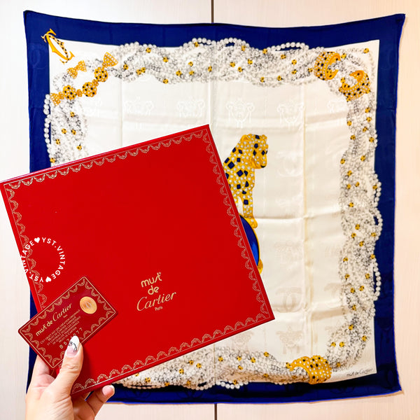 Vintage Cartier Scarf 90