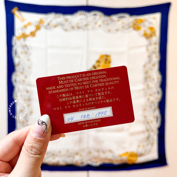 Vintage Cartier Scarf 90