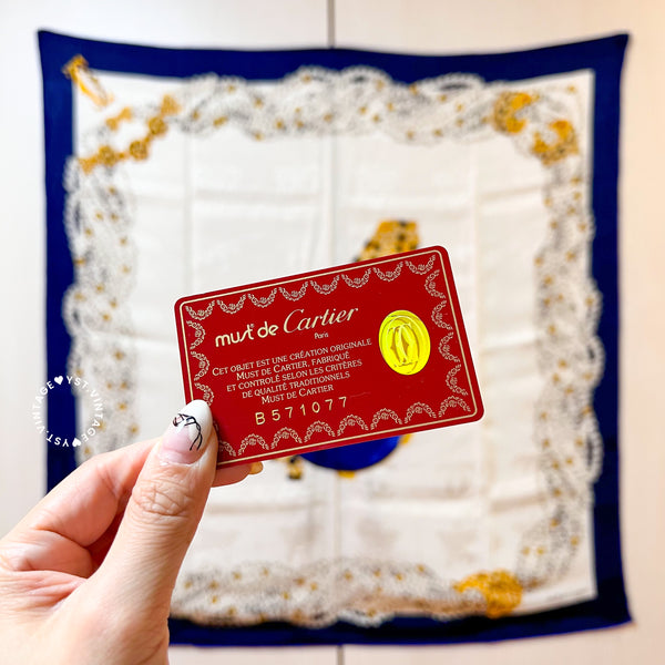 Vintage Cartier Scarf 90
