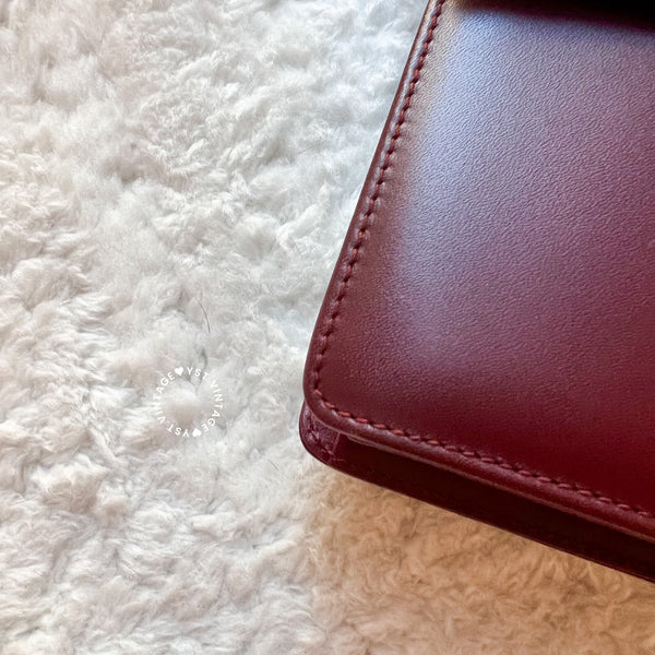 Vintage Cartier MUST DE CARTIER Envelope Bag - Burgundy