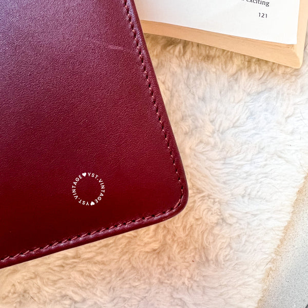 Vintage Cartier MUST DE CARTIER Envelope Bag - Burgundy