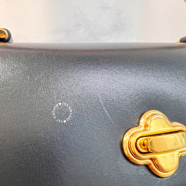 Vintage Bally Kelly Bag - Navy