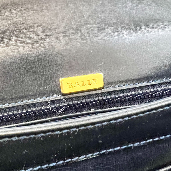 Vintage Bally Kelly Bag - Navy