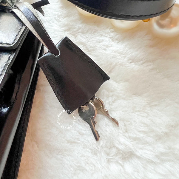 Vintage Bally Mini Kelly Bag - Black