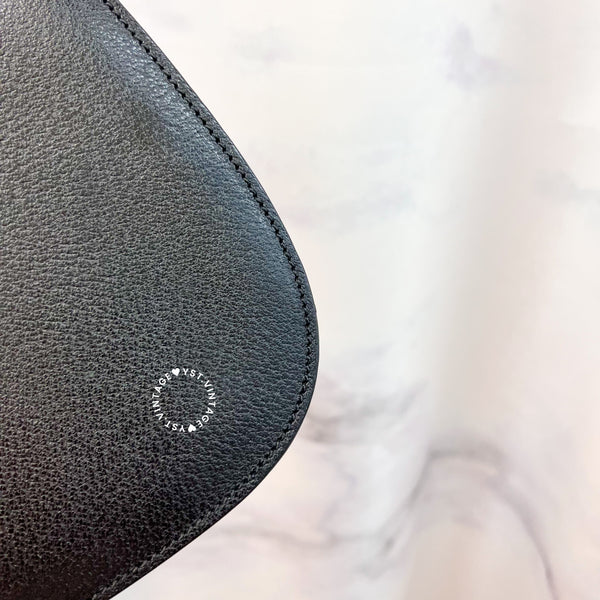 Vintage Gucci Bamboo Medium Top Handle Bag - Black 003