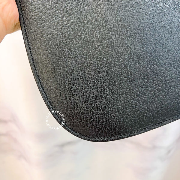 Vintage Gucci Bamboo Medium Top Handle Bag - Black 003