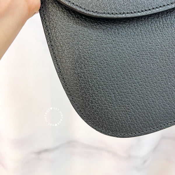 Vintage Gucci Bamboo Medium Top Handle Bag - Black 003