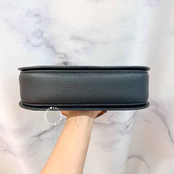 Vintage Gucci Bamboo Medium Top Handle Bag - Black 003