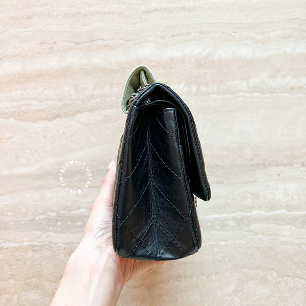 Vintage Chanel Small 2.55 Handbag - Black*Sliver
