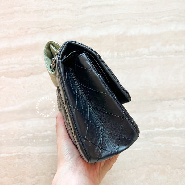 Vintage Chanel Small 2.55 Handbag - Black*Sliver