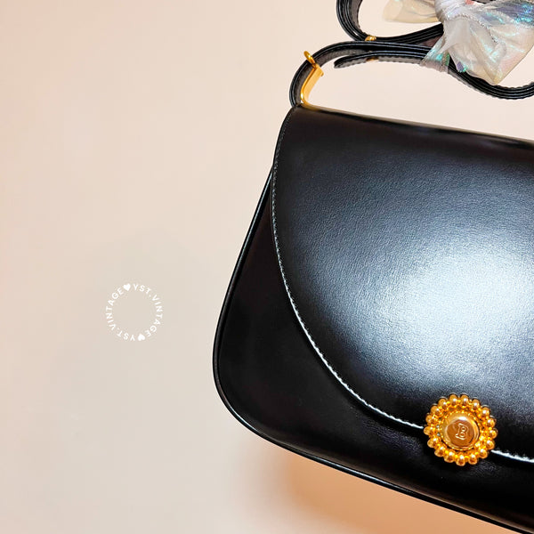 Vintage Bally 2-way Bag - Black