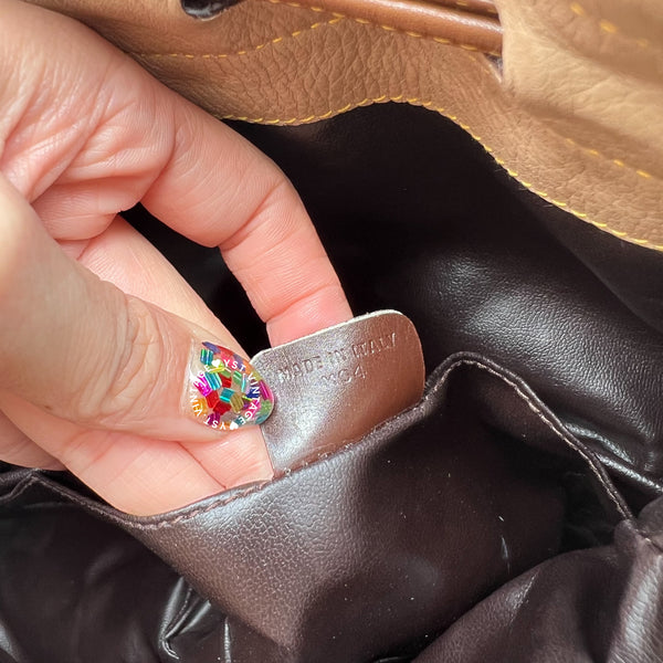 Vintage CELINE Bucket Bag - Milky Beige