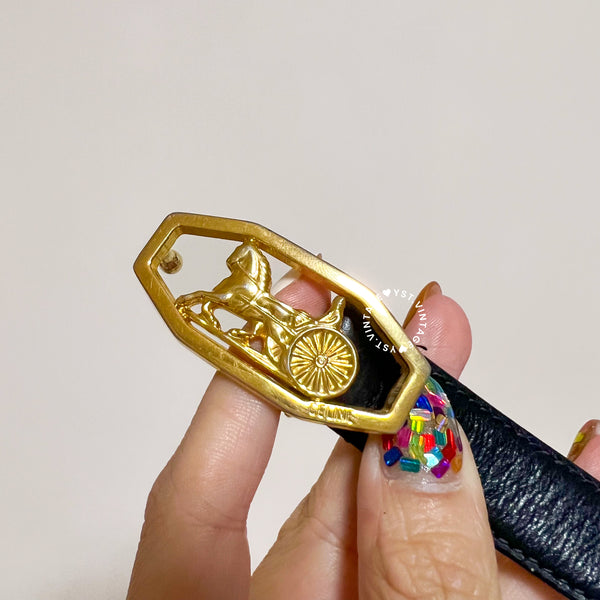 Vintage CELINE Sulky Belt - Black