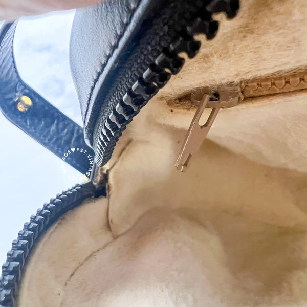 Vintage Gucci 1980s Crossbody Bag - Black