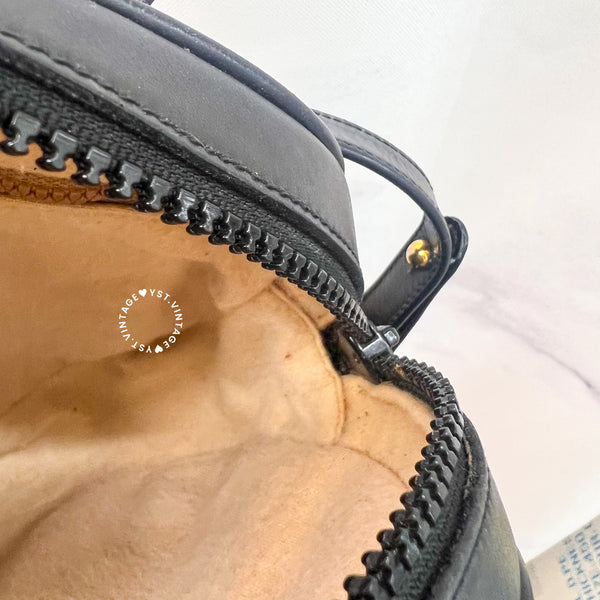 Vintage Gucci 1980s Crossbody Bag - Black