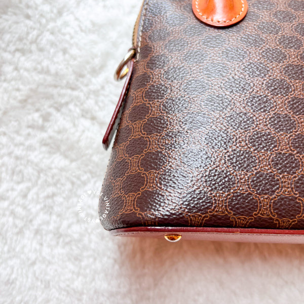 Vintage CELINE 1990s Macadam Mini Bolide - Brown