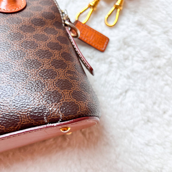 Vintage CELINE 1990s Macadam Mini Bolide - Brown