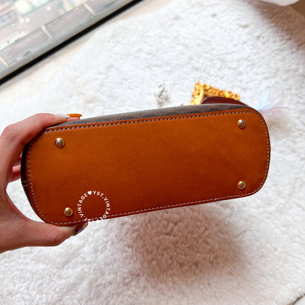 Vintage CELINE 1990s Macadam Mini Bolide - Brown