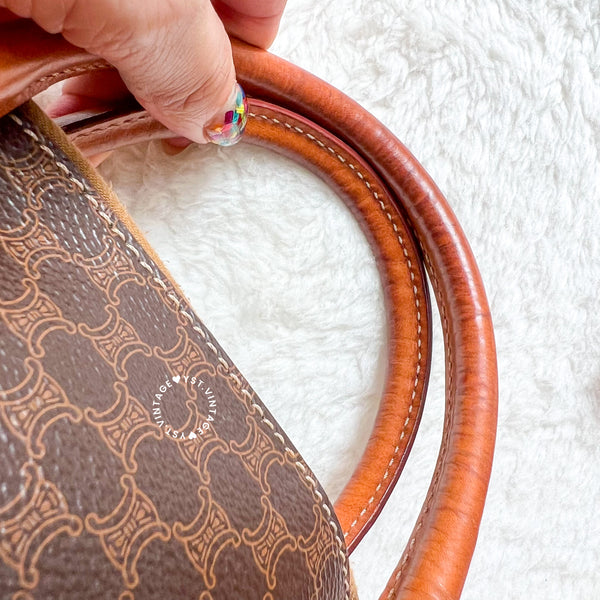 Vintage CELINE 1990s Macadam Mini Bolide - Brown