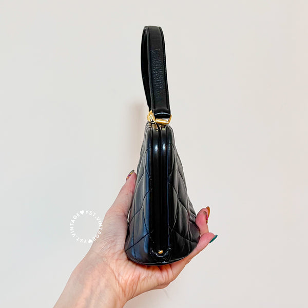 Vintage Chanel Mini Cocktail Handbag- Black