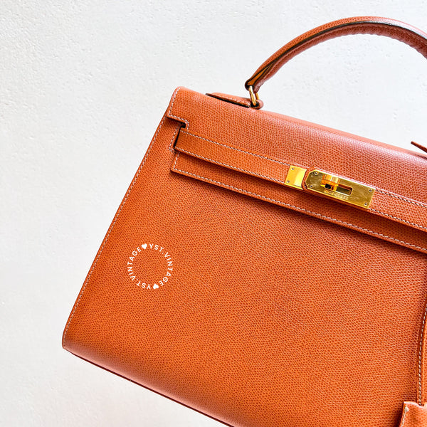 Vintage High-Class Kelly Bag - Gold K32