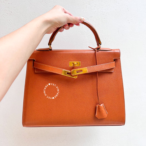 Vintage High-Class Kelly Bag - Gold K32