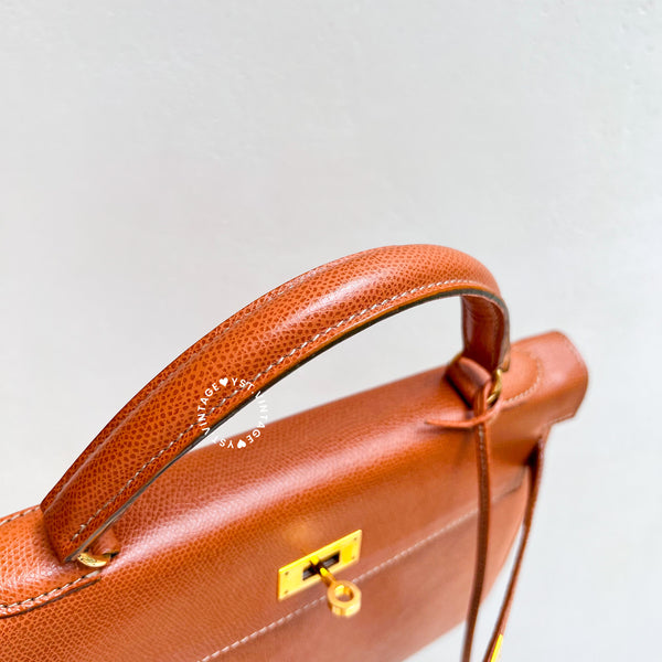Vintage High-Class Kelly Bag - Gold K32
