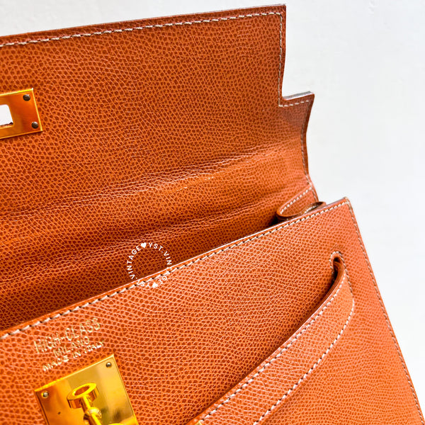 Vintage High-Class Kelly Bag - Gold K32