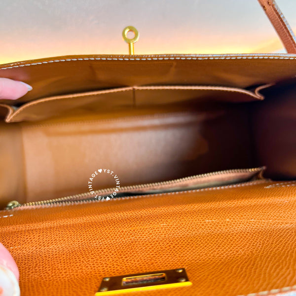 Vintage High-Class Kelly Bag - Gold K32