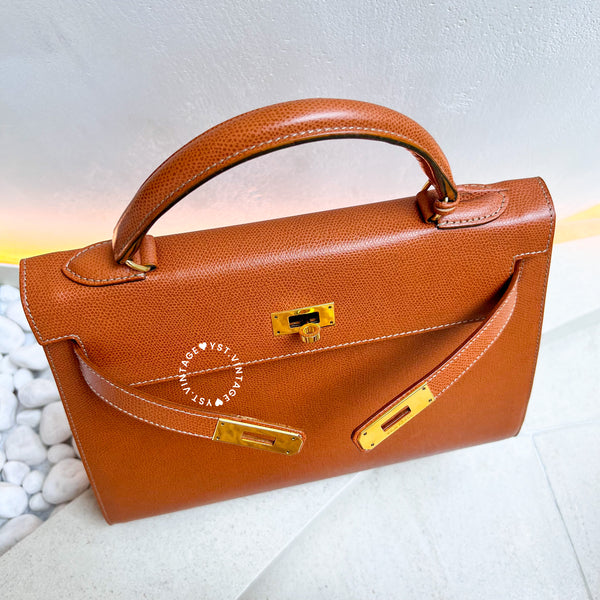 Vintage High-Class Kelly Bag - Gold K32